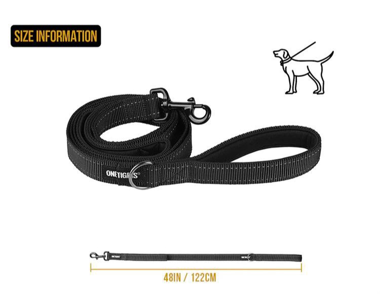 Тактичний повідок для собак OneTigris розмір S 122см Луцк - изображение 3