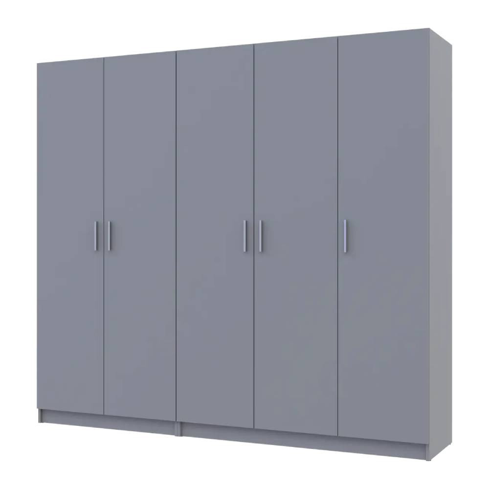 Шафа для одягу Doros Промо Сірий 2+3 ДСП 225х48х204 DRS-011628 (80737767) Дніпро - фото 3