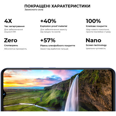Скло захисне Armorstandart Pro Vivo Y02 Black (ARM66005) Вінниця - фото 4