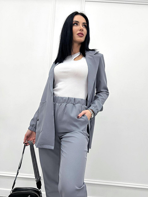 Женский повседневный костюм Altera батал 50-52, Серый Киев - изображение 2