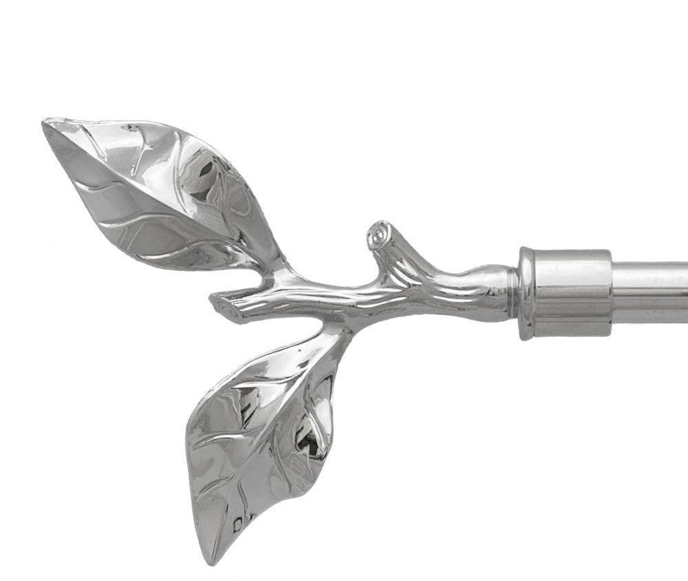 Закінчення для карнизу Orvit ЛИСТОК ТРОЯНДИ 16 мм ХРОМ Львов - изображение 1