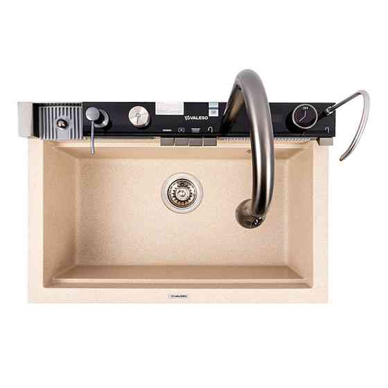 VALESO Гранітна мийка VALESO IRENA 6846 матова Сафарі Київ