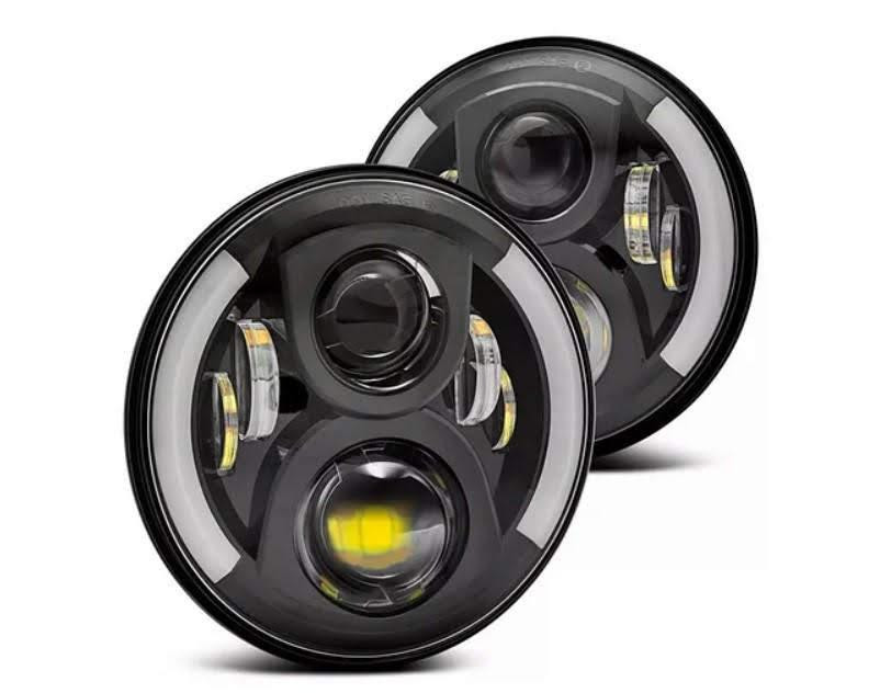 Передні лед фари Нива ВАЗ 2121, ВАЗ 2101, ГАЗ24, УАЗ. LED фари Протитуманні фари лідер Харків - фото 4