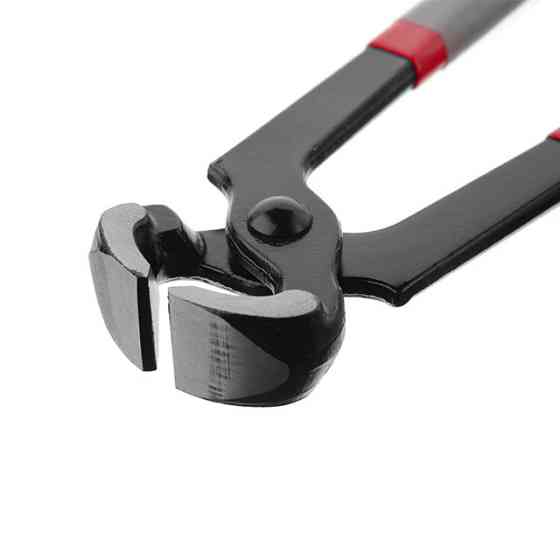 Кліщі торцеві для цвяхів, 200мм, C45, двошарові рукоятки INTERTOOL HT-0166 Київ