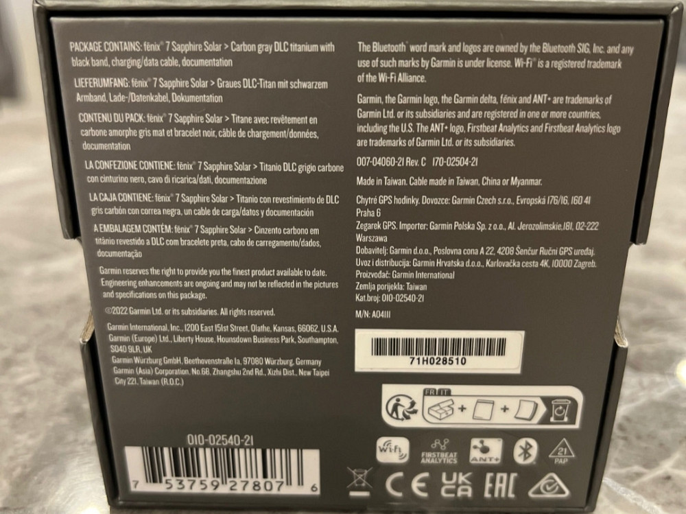 Часы: Garmin Fenix 7X Sapphire Solar Forerunner 955 Киев - изображение 4