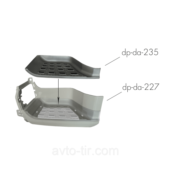 Перемичка нижньої лівої сходинки L DAF CF 1837630 1945873 1798464 1837633 1945872 1945874 Луцк