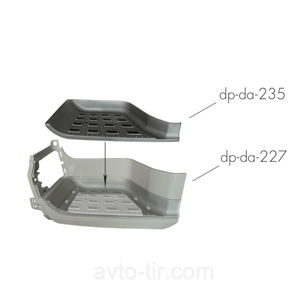 Перемичка нижньої лівої сходинки L DAF CF 1837630 1945873 1798464 1837633 1945872 1945874 Луцк - изображение 2