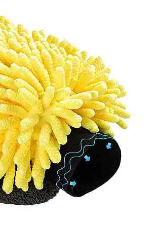 Двостороння мікрофіброва рукавичка для миття авто Київ