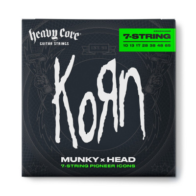 Струни для гітари Jim Dunlop Heavy Core Korn Guitar Strings (10-65) (KRHCN1065-7) Вінниця - фото 1
