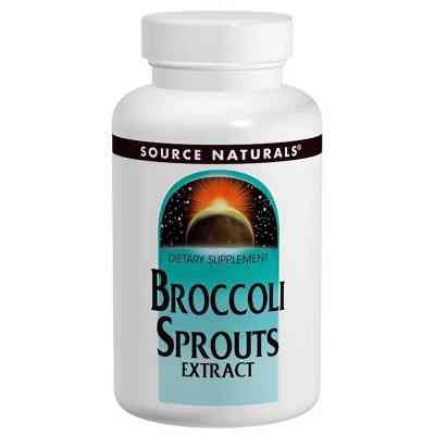 Трави Source Naturals Екстракт Брокколі 250 мг, 60 таблеток (SNS-01104) Вінниця