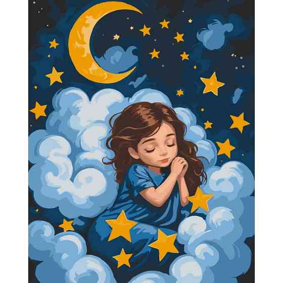 Картина за номерами "Спляче янголятко" 15589-AC 40х50 см Вінниця