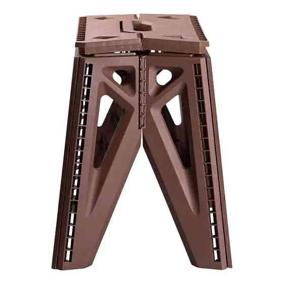 Пластикова складна стілецька туристична похідна похідний розкладний стілець для кемпінгу SJ-0102BR Коломия