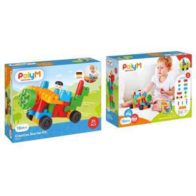 Конструктор PolyM Стартовий набір 25 деталей (760003) Вінниця