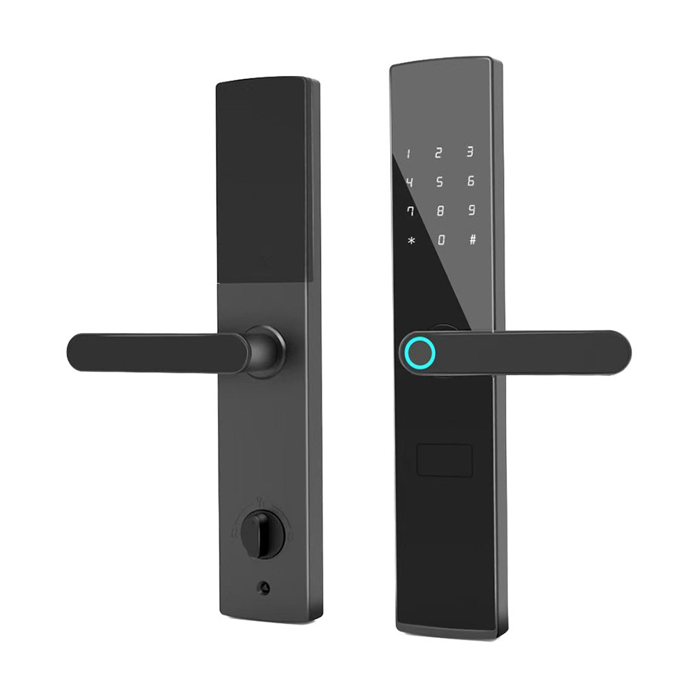 Замок біометричний TRL-5404BTF BLACK L/R TRINIX Київ - фото 1