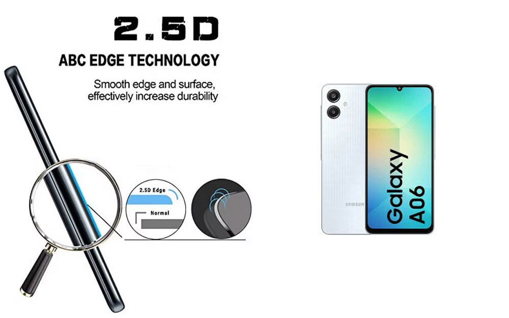 Защитное стекло ArmorGlass для Samsung Galaxy A06 – устойчивое к царапинам и ударам Киев - изображение 2