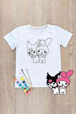 Футболка-розмальовка дитяча Куромі та Май Меліді Юрма Одяг Київ