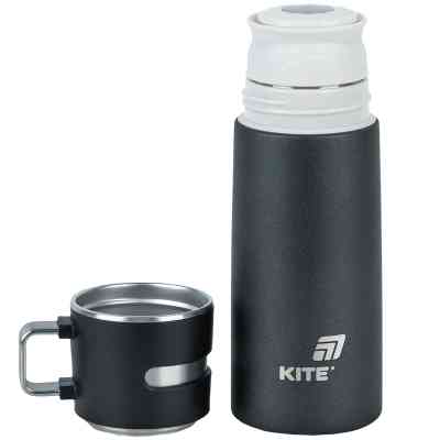 Термос Kite 350 мл чорний (K25-1223-1) Вінниця