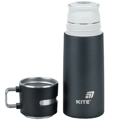 Термос Kite 350 мл чорний (K25-1223-1) Вінниця - фото 2