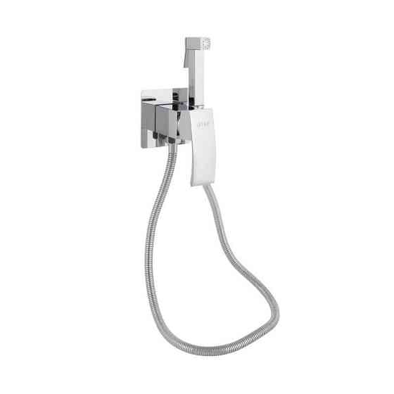Гігієнічний душ із латуні Qtap Swan Cascada прямокутний QTSWA262CRM45567 Chrome Харків