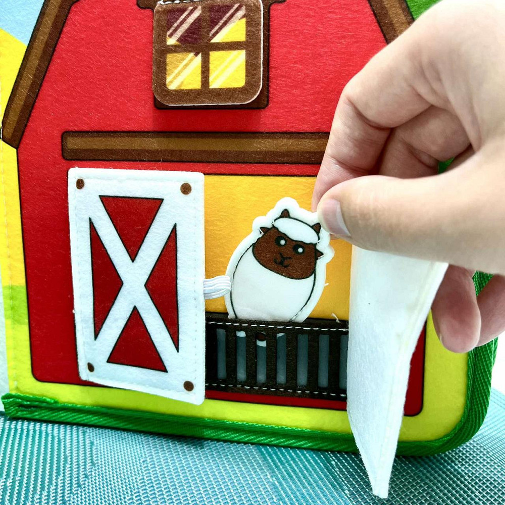 Бізіборд-книга фетрова з активностями 21×6×22 см (C 71085) Чернигов - изображение 9