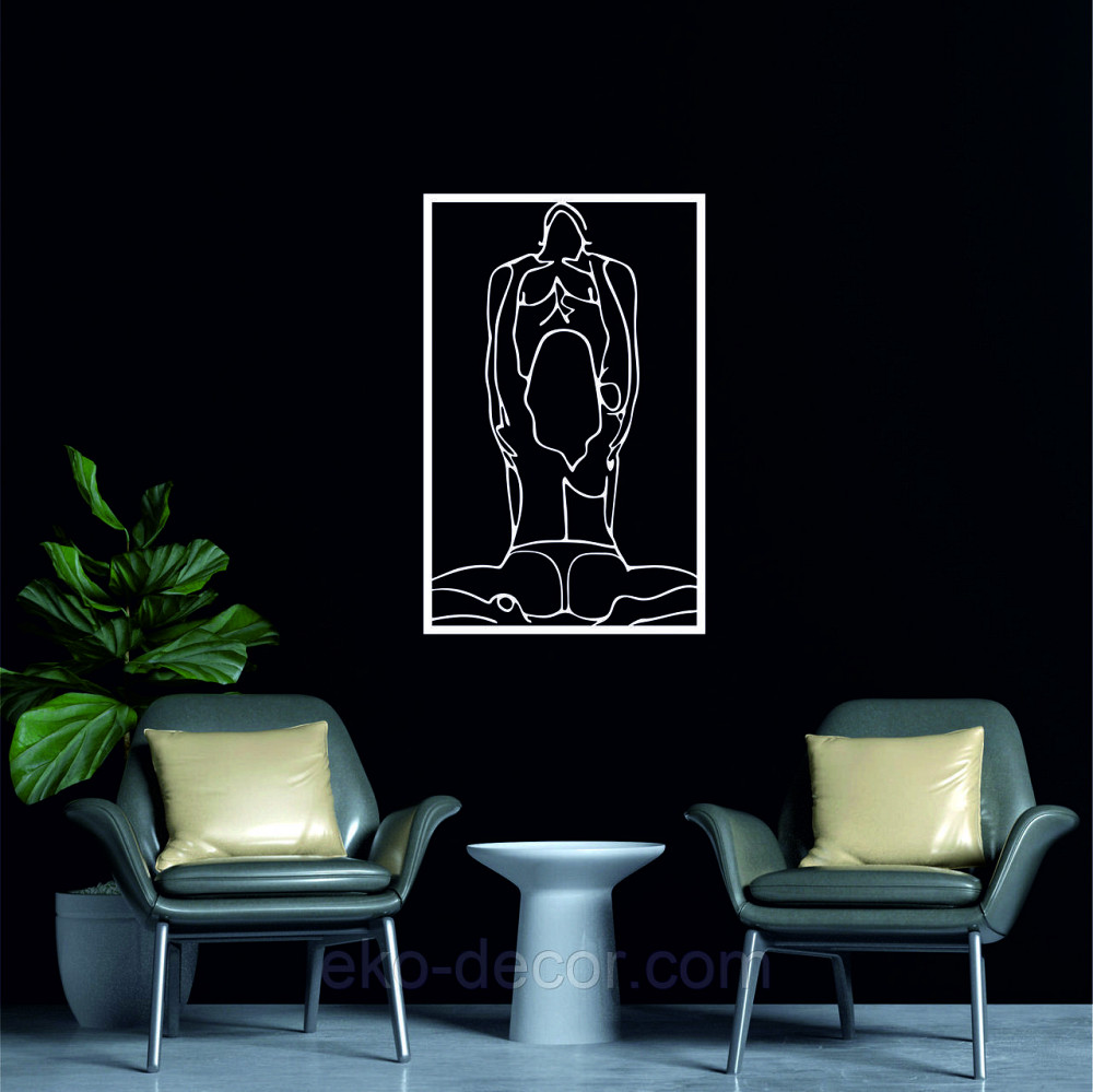 Декоративне настінне Панно «По дорослому 18+», Декор на стіну 70*44 см, Білий Київ - фото 6