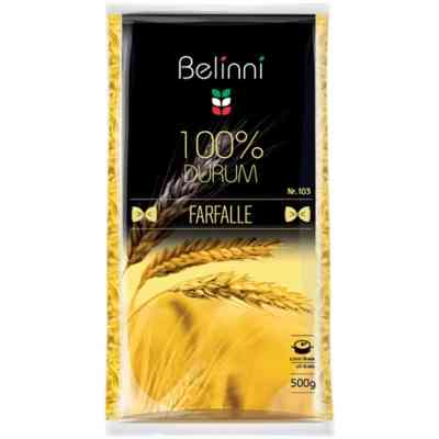 Макарони Belinni Метелики фігурні 500 г (4750020053840) Вінниця