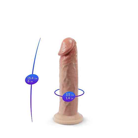 Фалоімітатор SilexD Robby Premium Real Skin Flesh (MODEL 2 size 6in) Sex Aura Київ