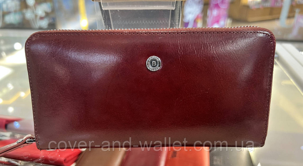 Презентабельне чоловіче портмоне клатч із гладкої шкіри Boston B5-018 Київ - фото 17