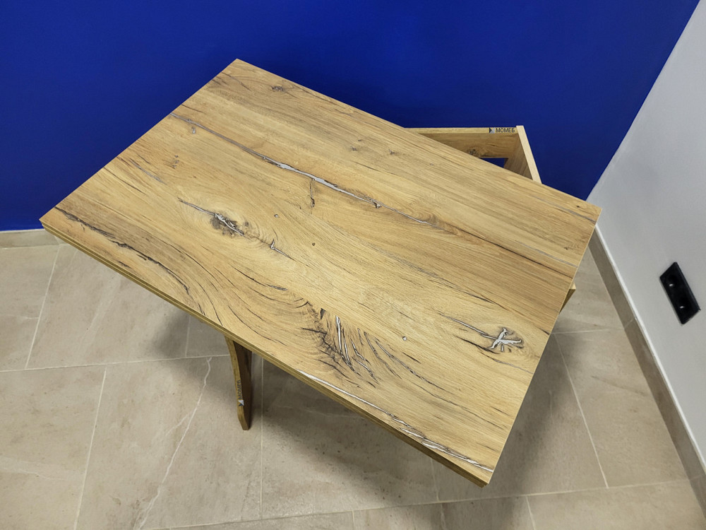 Стол для кухни - раскладной Ш89хГ59хВ76 см - Дуб Флагшток Львов - изображение 6