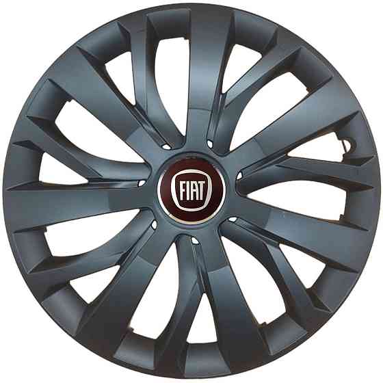 Автомобильные модельные колпаки R16 SJS Fiat 432 4шт, черные Винница