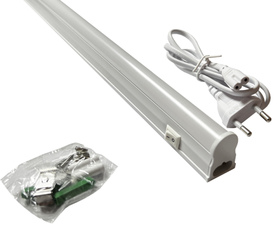 Светильник линейный Т5 18Вт 120см 6500К со шнуром Харьков