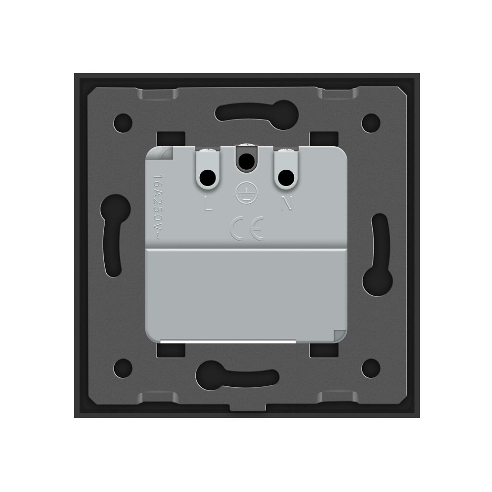 Розумна розетка ZigBee з заземленням Livolo чорний (VL-FCTC16AZ-2BP) Коломыя - изображение 2