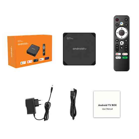 Смарт ТВ приставка G7 Pro 4/32 Гб Android TV 11 Smart Box Андроїд ТВ бокс Київ