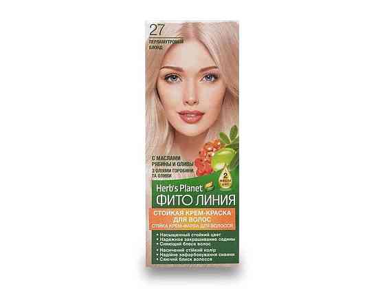 Крем-краска Перламутровый блонд Herbs Planet No 27 ТМ Фито линия Киев
