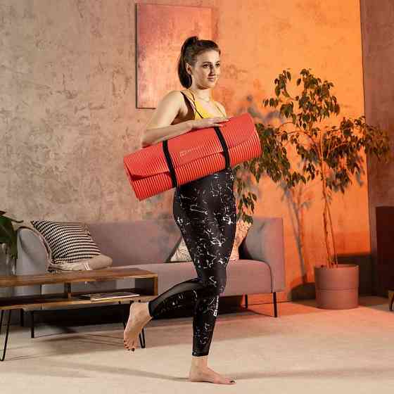 Колрик для йоги Hop-Sport HS-NB016GM NBR 1,5см красный Киев