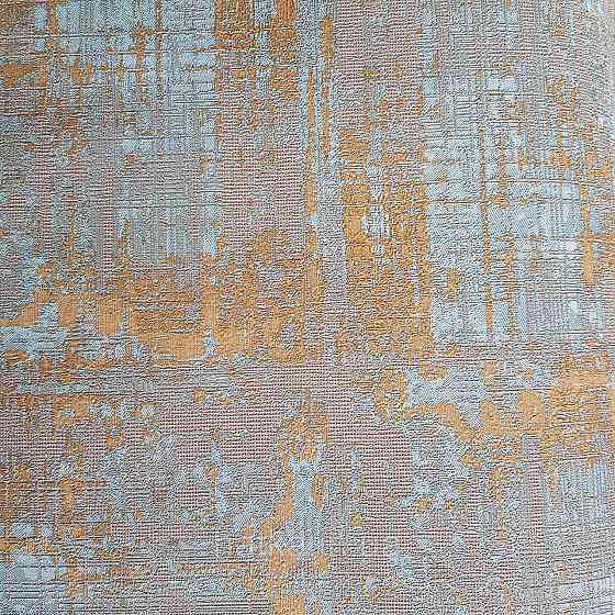 Шпалери метрові вінілові на флізелін Yuanlong Samsara лофт під штукатурку під бетон бірюзовий з золотом 3д Київ