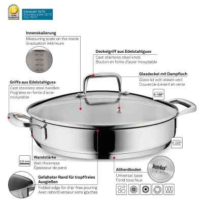 Сотейник Kela Flavoria 28 см (10186) Вінниця