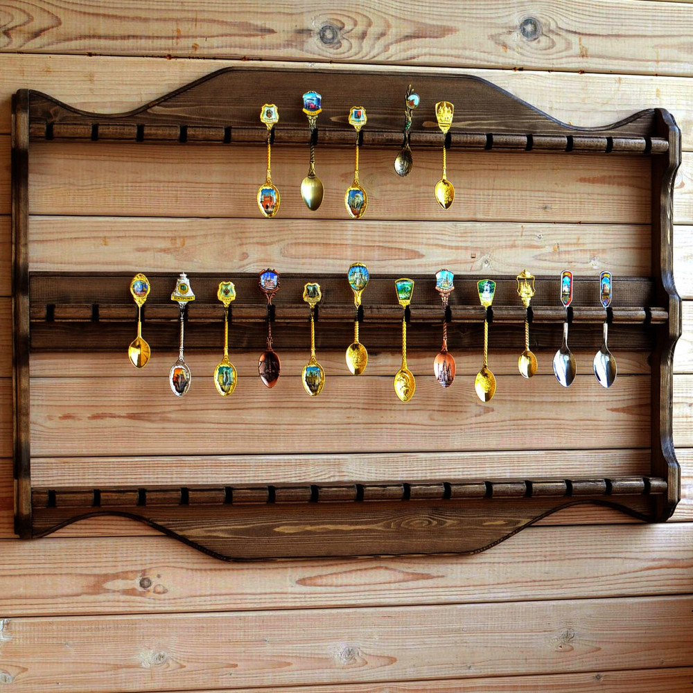 Полиця для колекції ложок "Адісон" капучино Миколаїв - фото 1