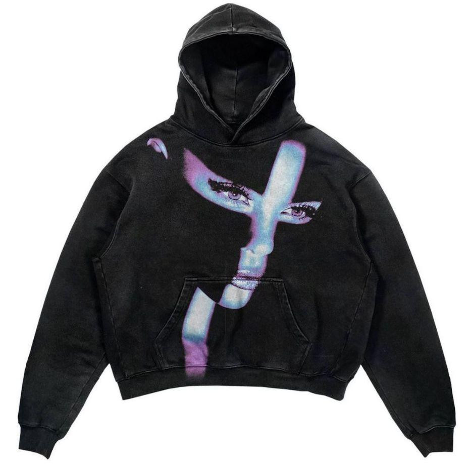 Худи серая с принтом толстовка для подростка девочки размер 130 см Днепр - изображение 1