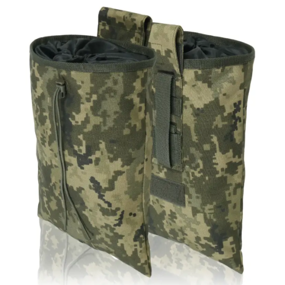 Тактичний підсумок скидання магазинів (до 8 шт) KIBORG GU Mag Reset Pouch Pixel. Сумка скидання порожніх магазинів Київ