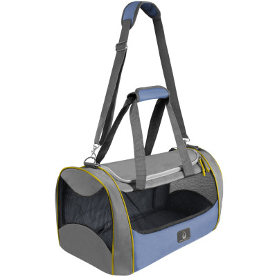 Переноска для животных Collar 51х24х25 см до 9 кг Серая (9981) Винница - изображение 2