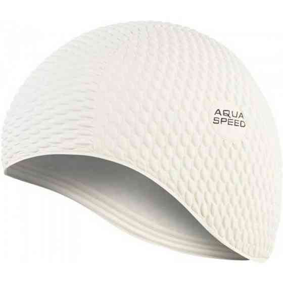 Шапка для плавання "Bombastic" Aqua Speed ​​104-5 білий, OSFM Вінниця