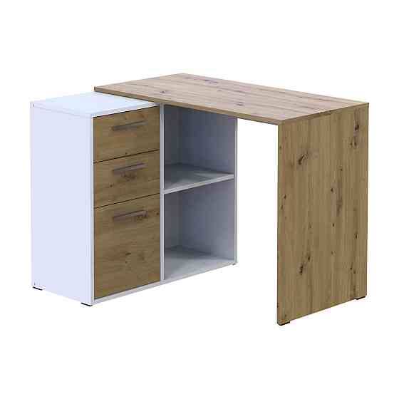 Офісний стіл Doros T8 Білий/Дуб Артизан 100х83х75 (DRS-011512) Львів