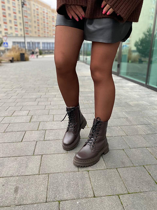 Черевики жіночі EDAN 78/1 шоколадні (зима, шкіра натуральна) (6150) Коломия - фото 7