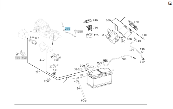 Mercedes-Benz  A2465400335 Провід маси від АКПП на кузов CLA Shooting Brake X117 CLA C117 GLA X156 A-class W176 B-class W242 B-class W246 Одеса