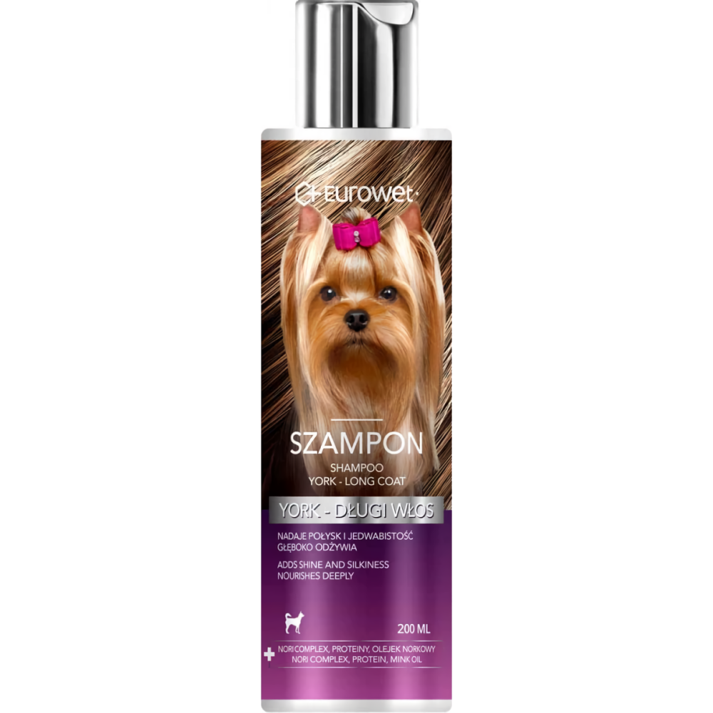 Шампунь для собак йорков Eurowet Shampoo York Long Coat с длинной шерстью 200 мл Винница - изображение 1