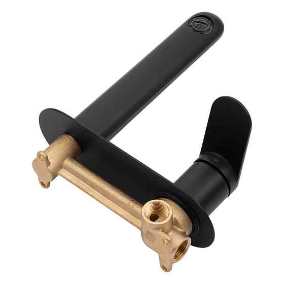 Смеситель для раковины настенный Kroner Element 211133B-3801 черный Киев