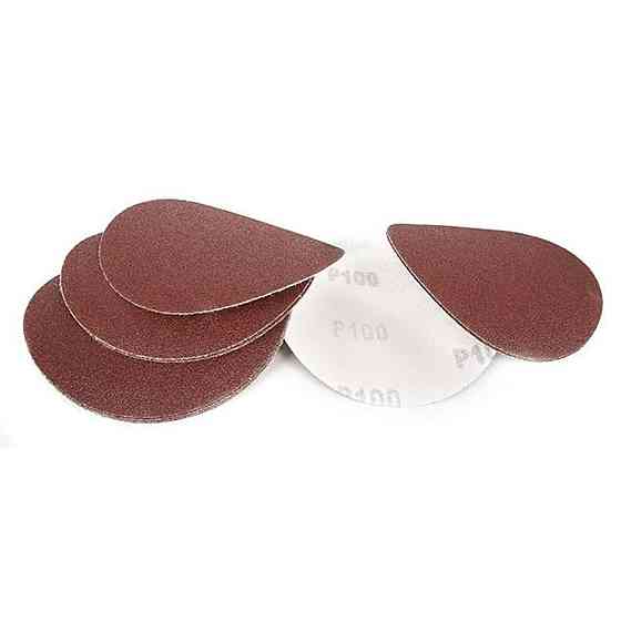 Коло наждачне самоклеючий 125 мм, папір клас С, щільність 120 г/м2, К100, уп. 10од. Мукачево