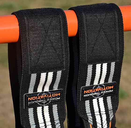 Бинти для зап'ясть (кистьові бинти) Power System PS-3500 Wrist Wraps Grey/Black (пара) Луцьк