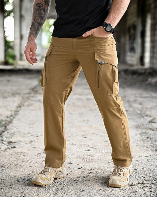 Стрейчеві тактичні штани OBLIVION кайот ДЛ7351 Одеса - фото 1